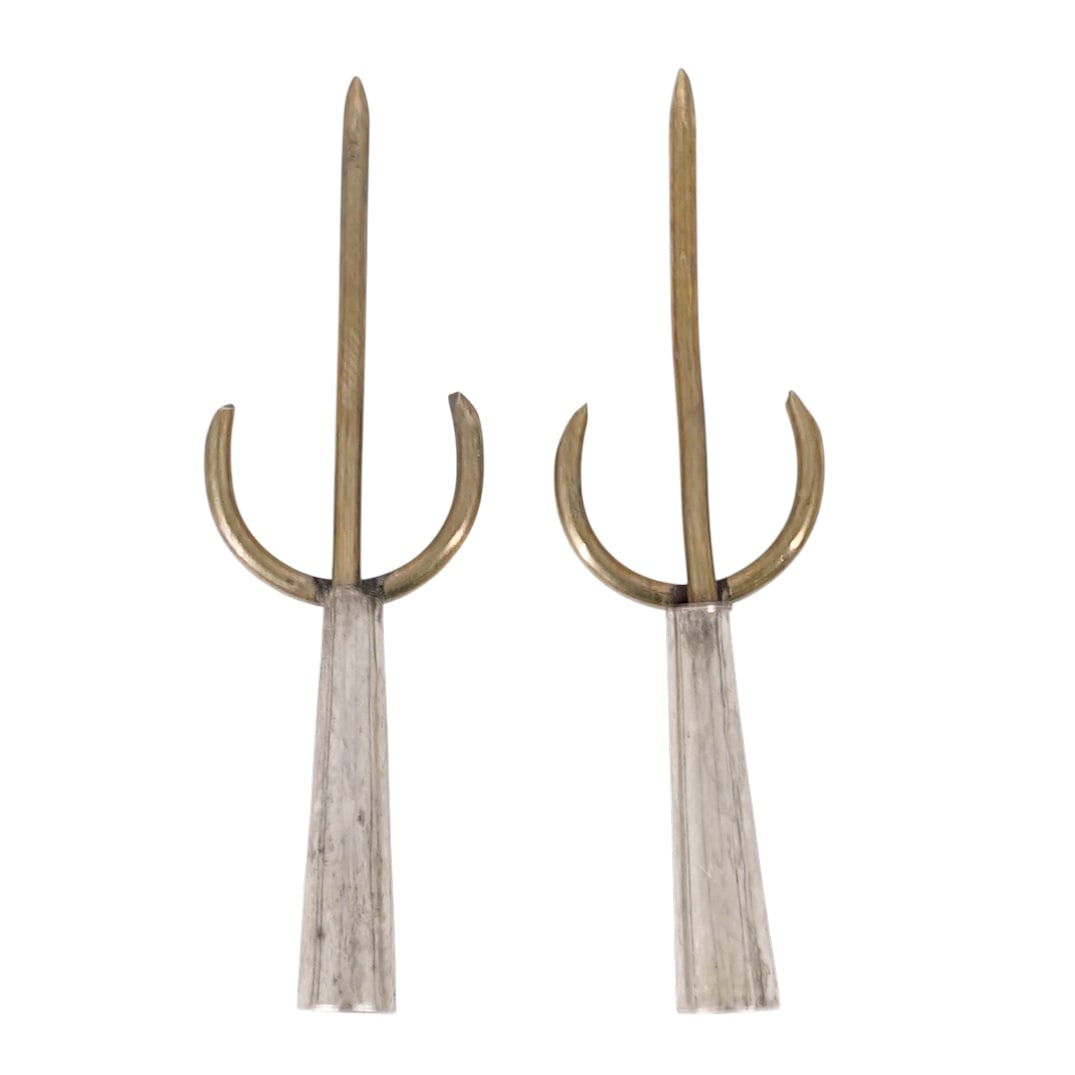 (12pc) JCA Mexican Sterling Silver Appetizer Picks - 2