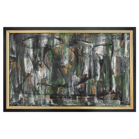 Jilali Gharbaoui (Moroccan/French B. 1930-1971) Oil on Canvas Painting (1 of 1)