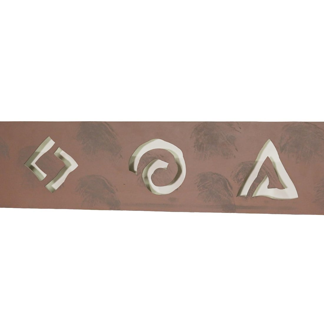 Vintage Openwork Metal Frame Wall Mirror - 2