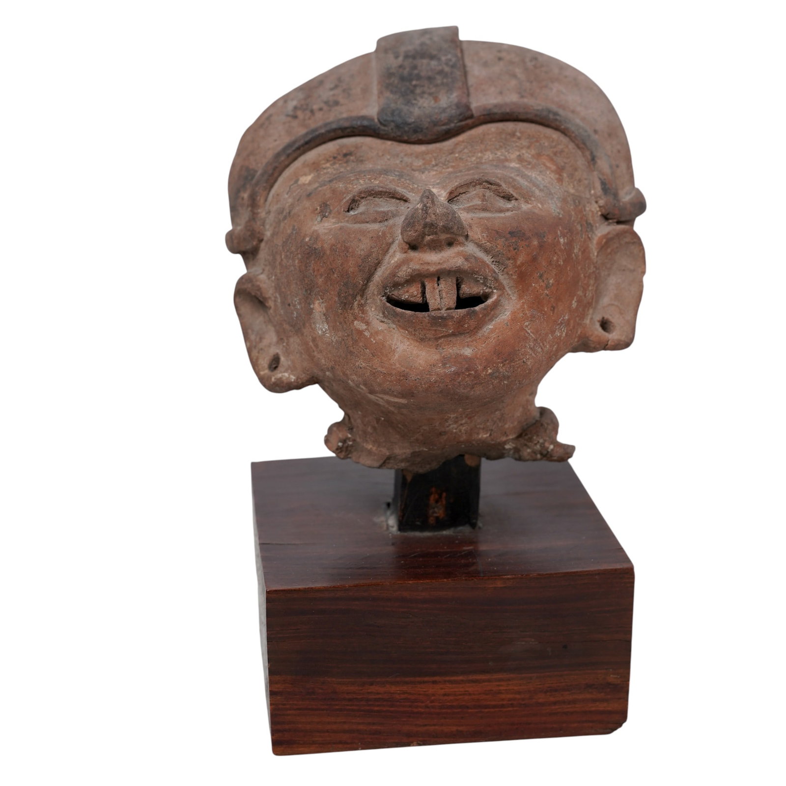 Pre-Columbian Veracruz Sonriente Ceramic Head (1 of 5)