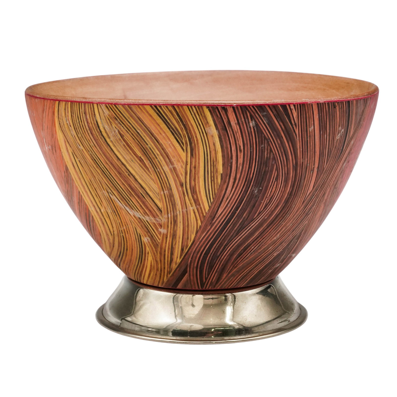 Vintage Turned Wooden Bowl (1 of 4)