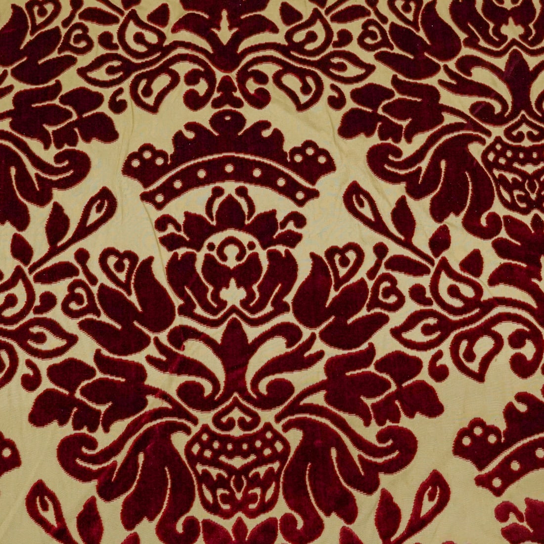 Large Designer Damask Fabric - 2