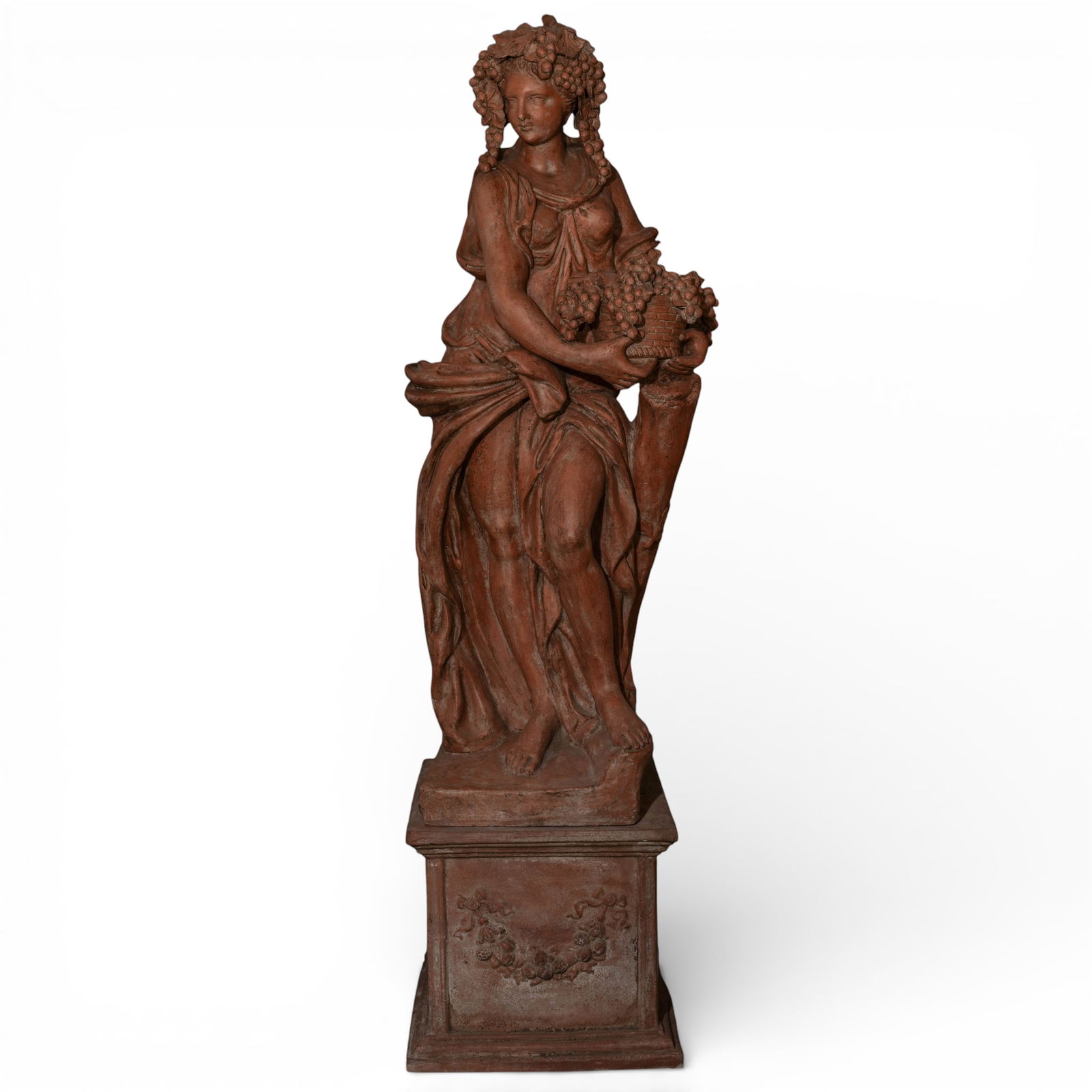 Monumental Terracotta Statue of Abundance (1 of 6)