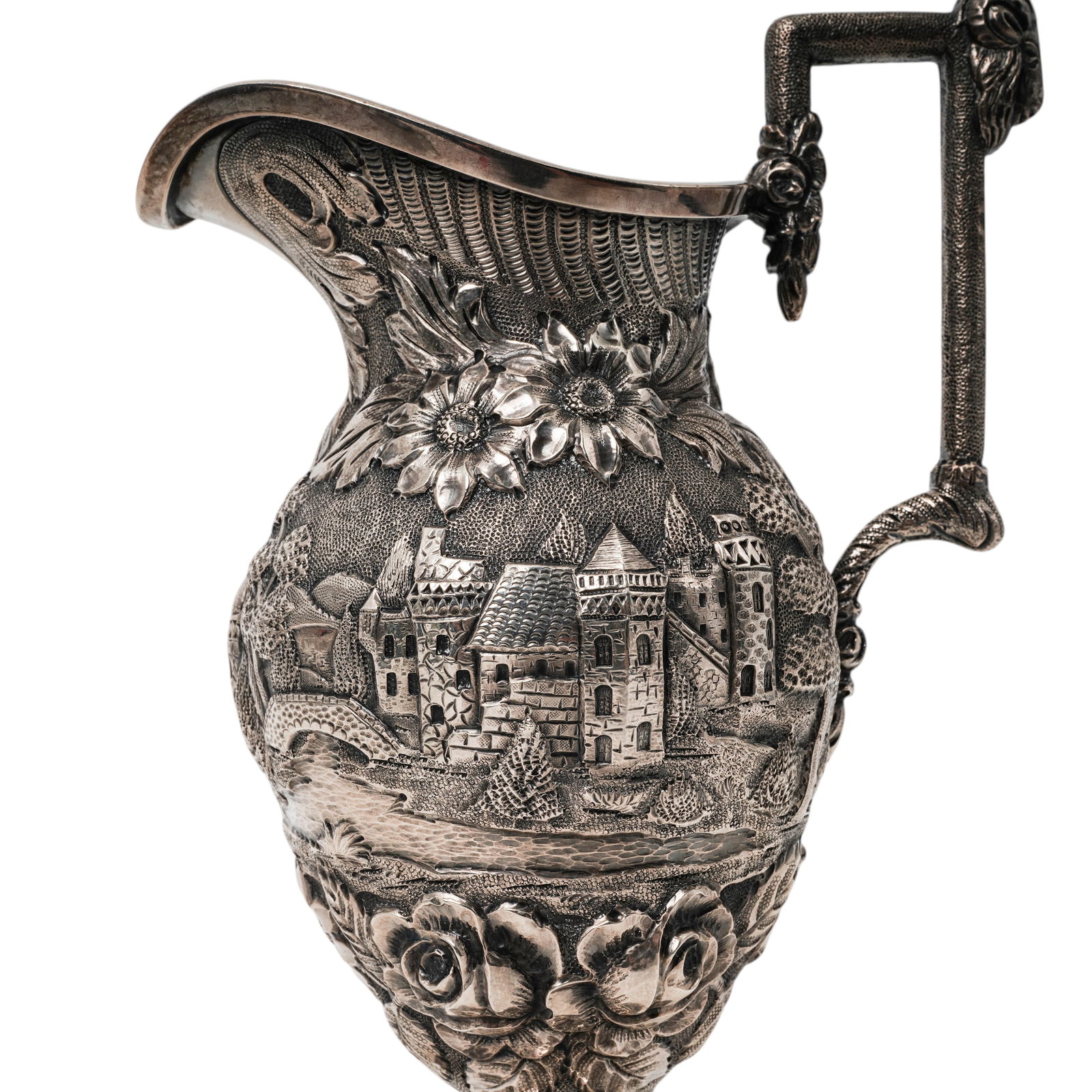Schofield Sterling Silver "Castle" Ewer - 7