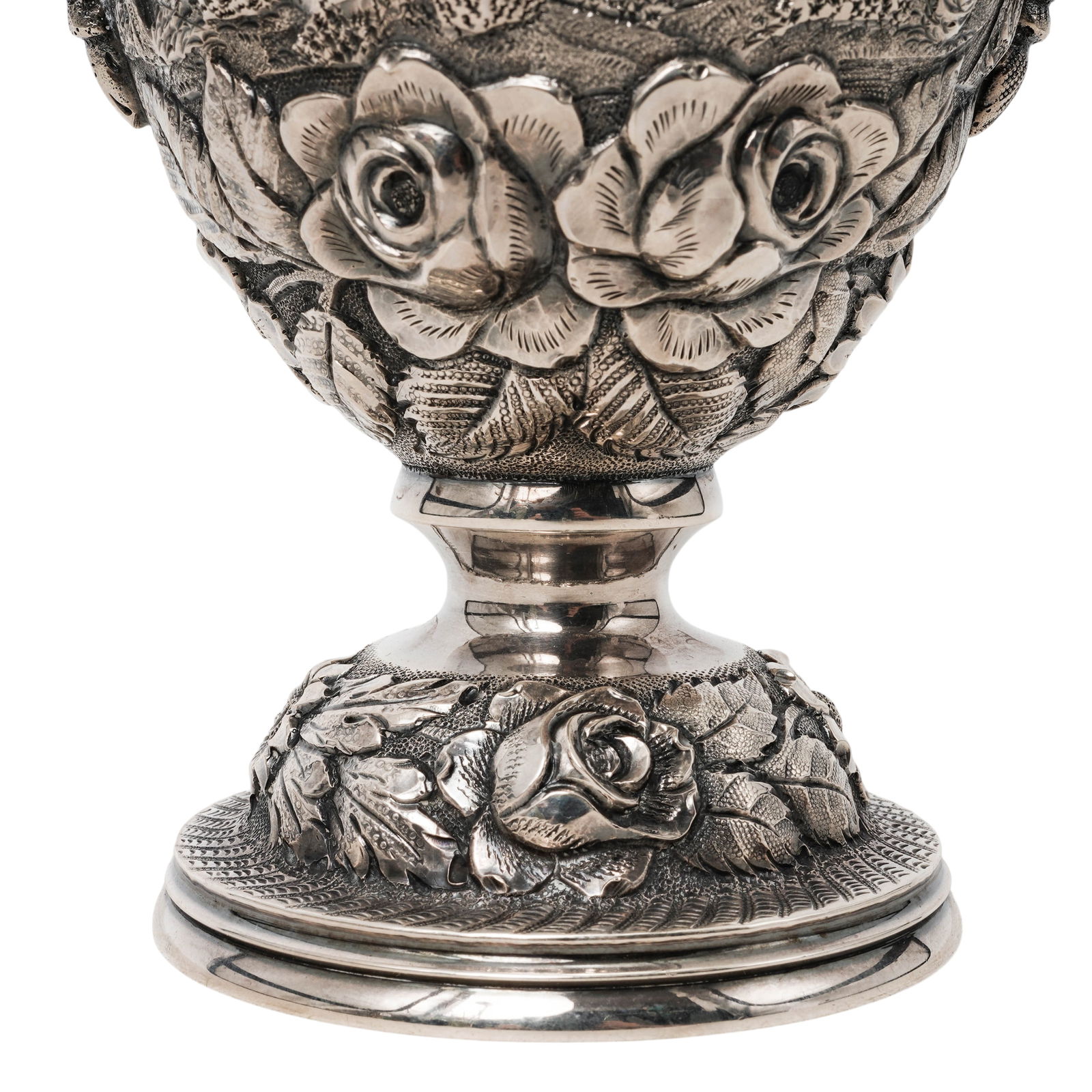Schofield Sterling Silver "Castle" Vase - 4