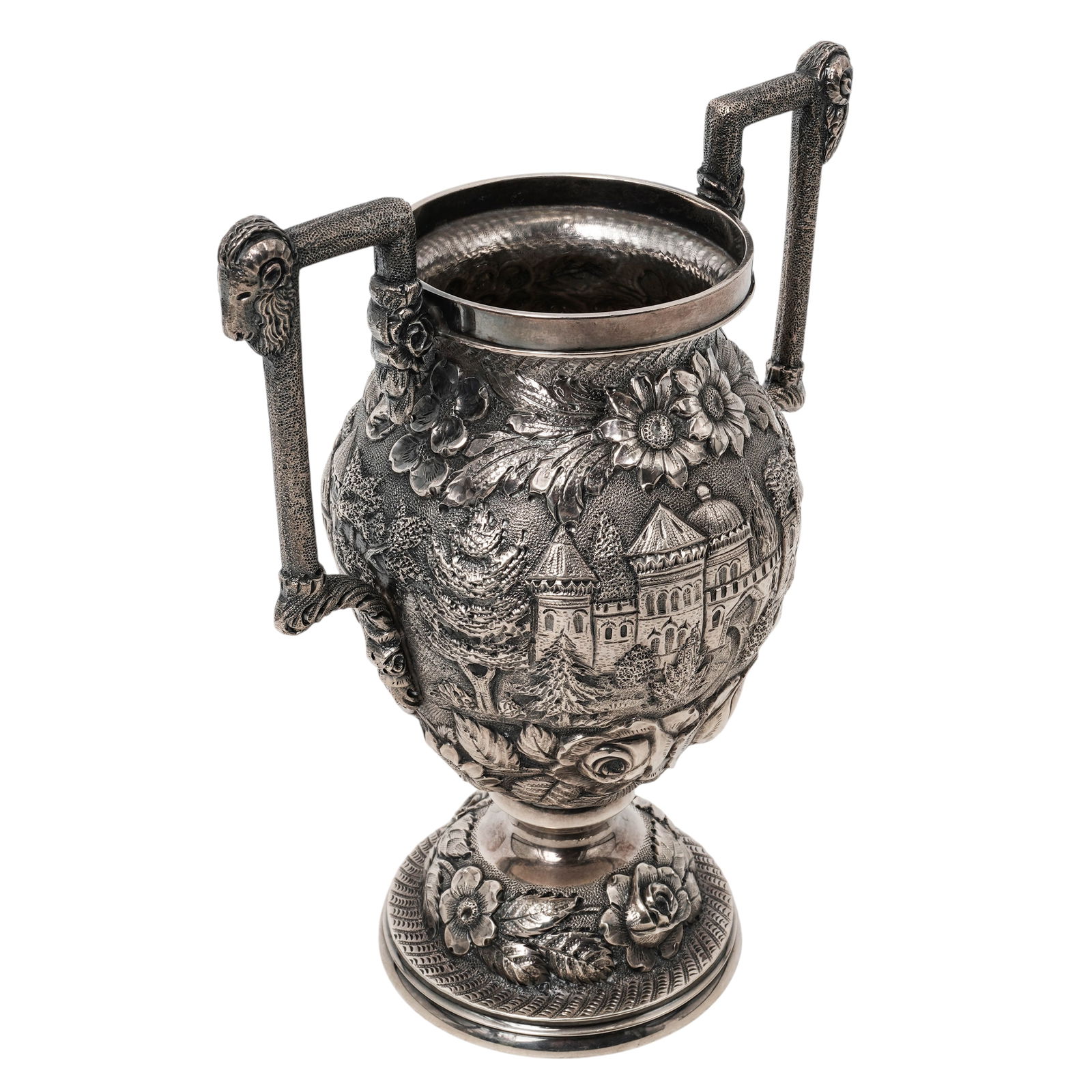 Schofield Sterling Silver "Castle" Vase - 6