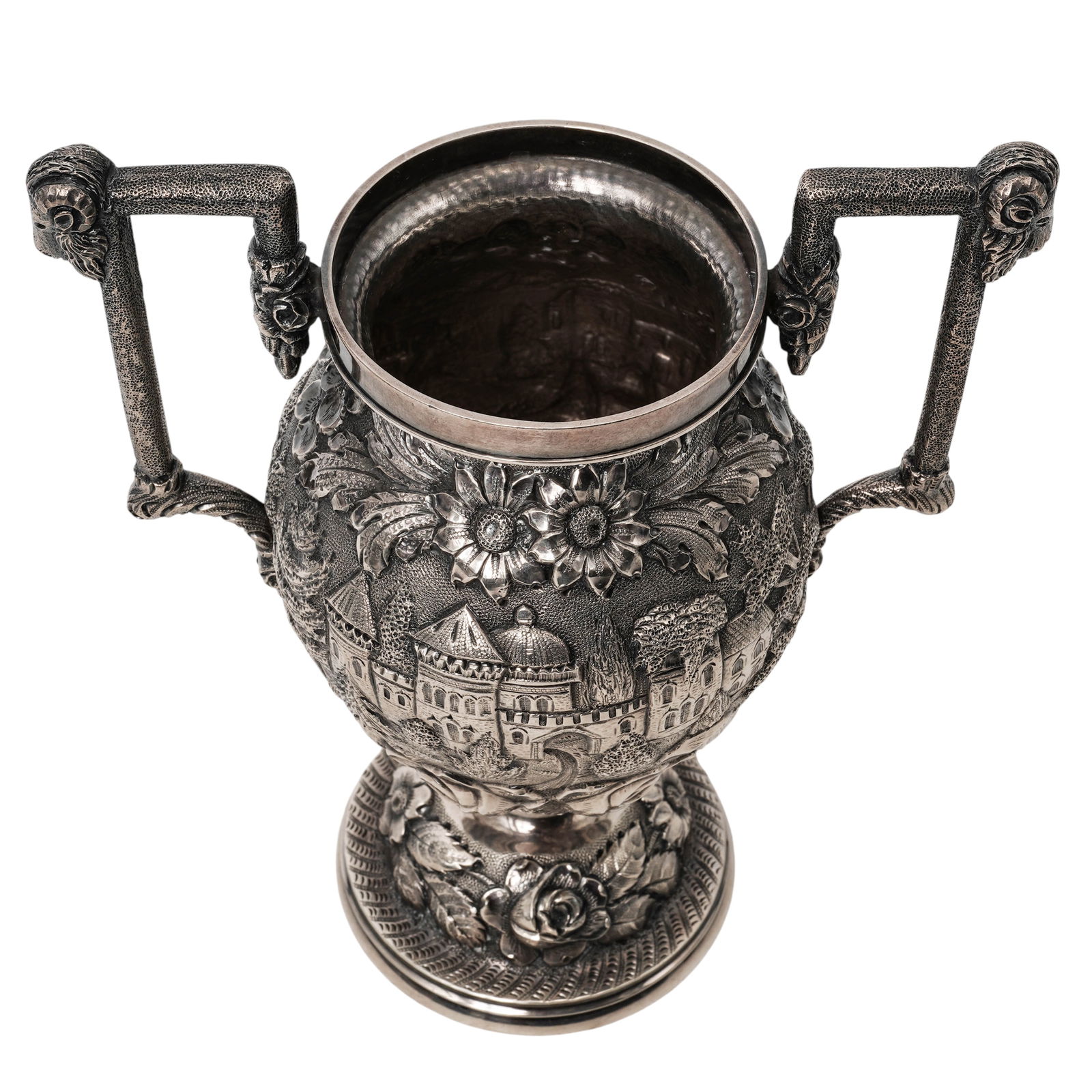 Schofield Sterling Silver "Castle" Vase - 8