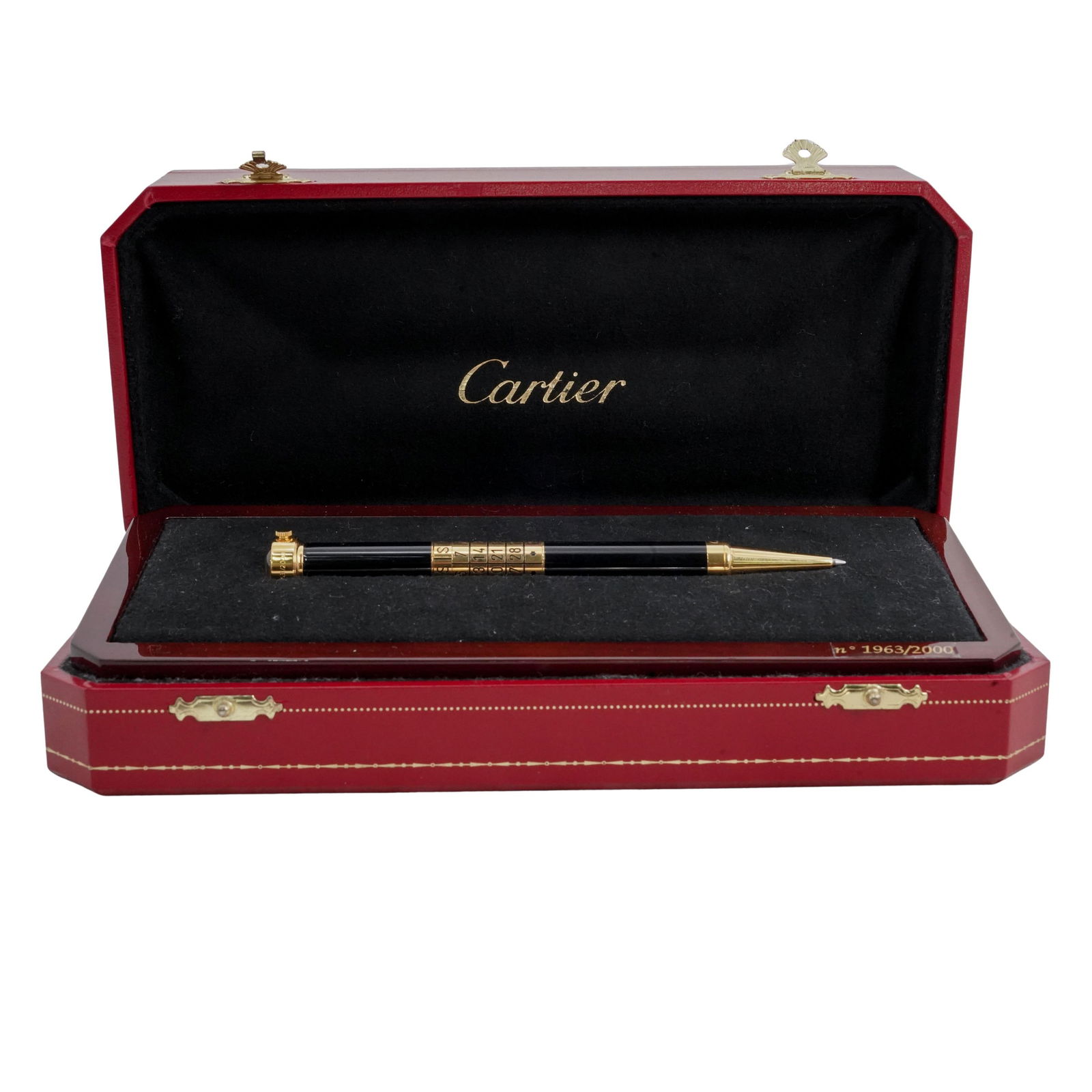 Cartier 2000 Ballpoint Pen W/ Perpetual Calendar & Watch (1 of 12)
