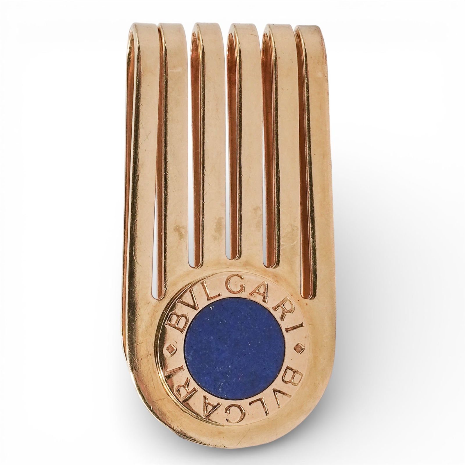 Bvlgari 18k Gold & Lapis Lazuli Money Clip (1 of 8)