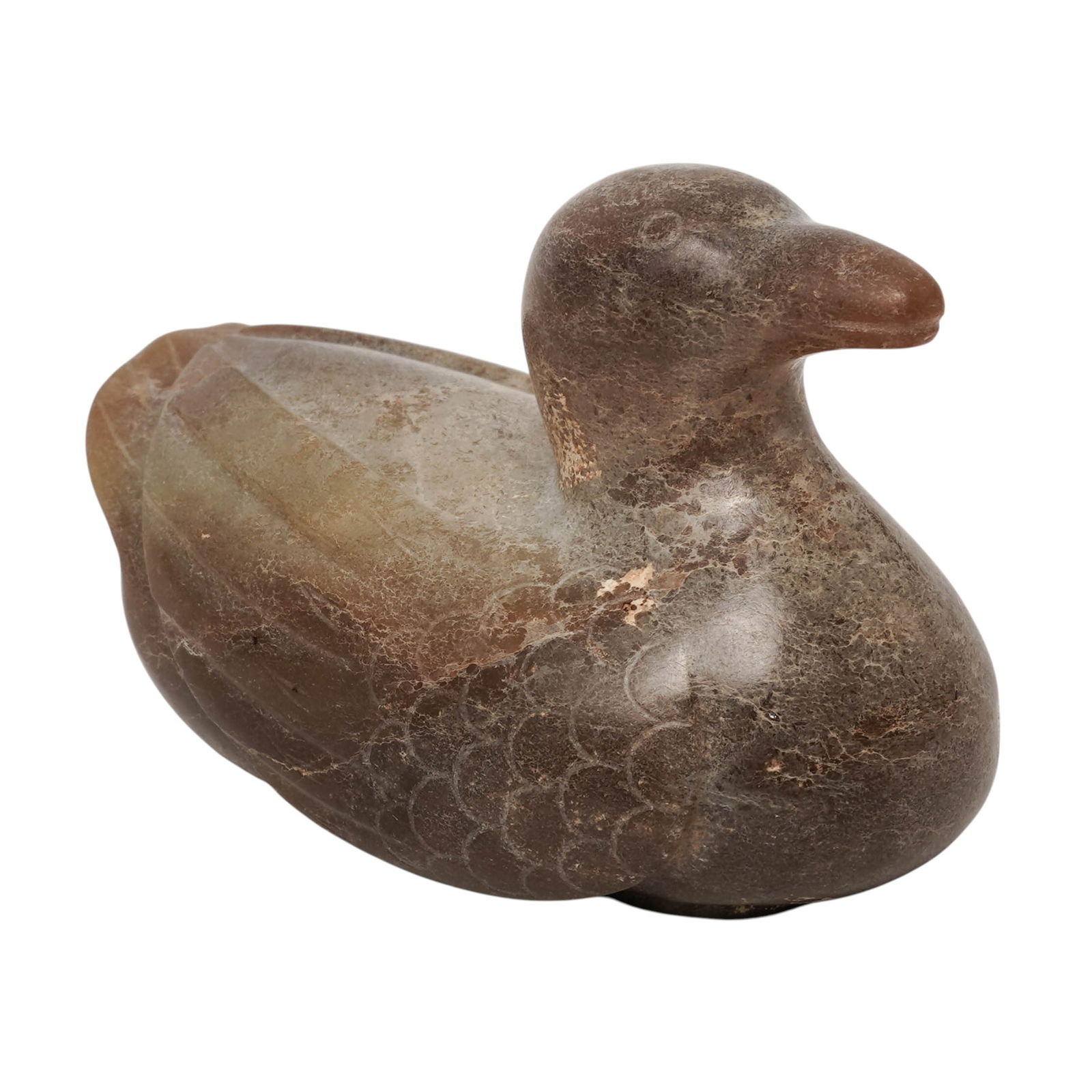 Chinese Song Dynasty Nephrite Jade Duck Figurine (1 of 6)