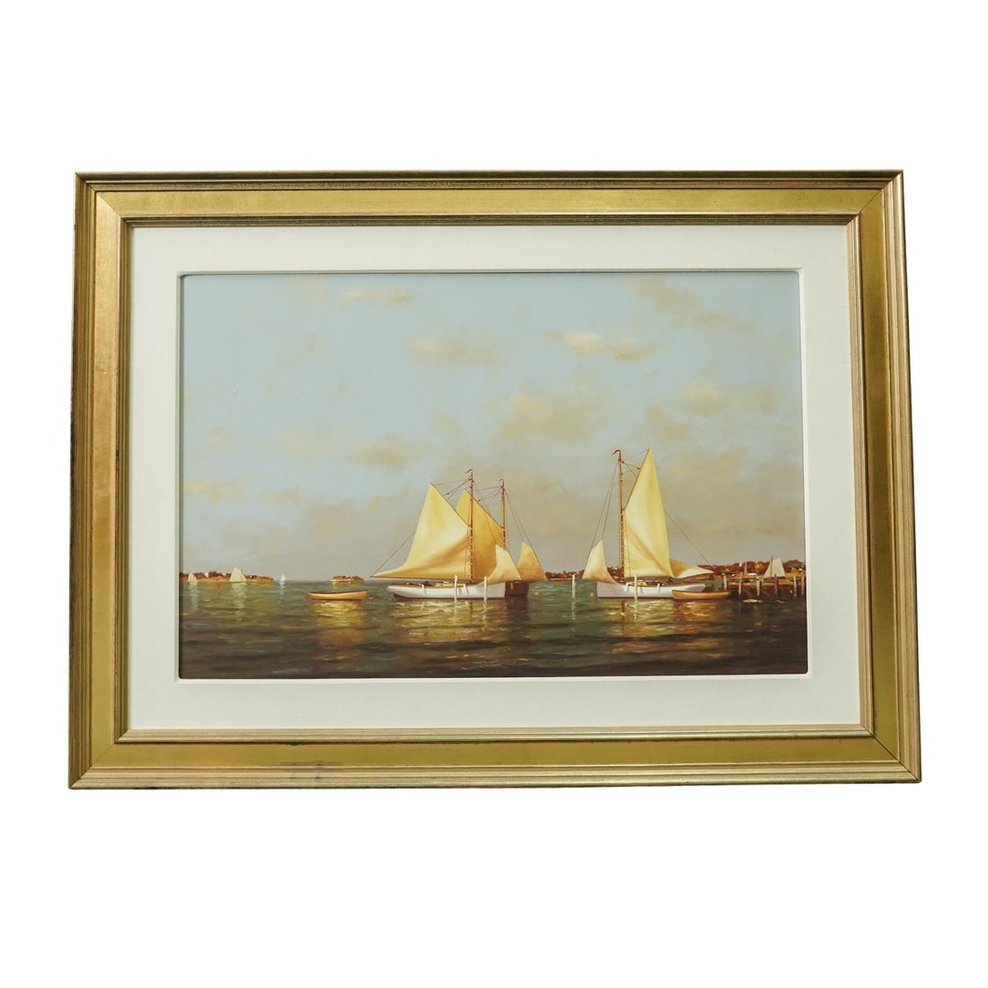 Vern Broe (American, 1930-2011) Seascape Oil on Board (1 of 5)