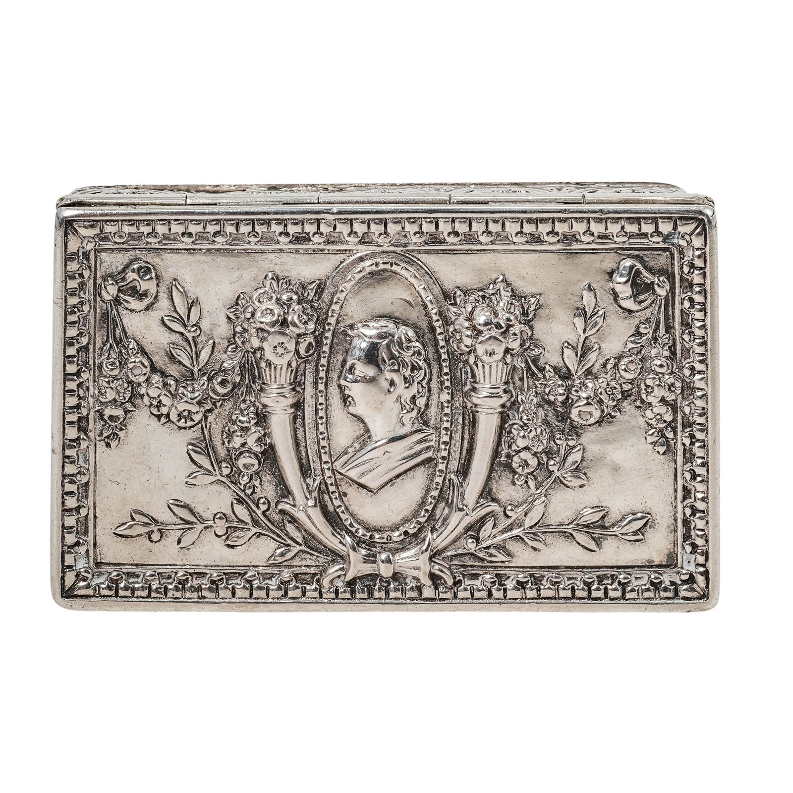 Antique Silver Snuff Case - 2