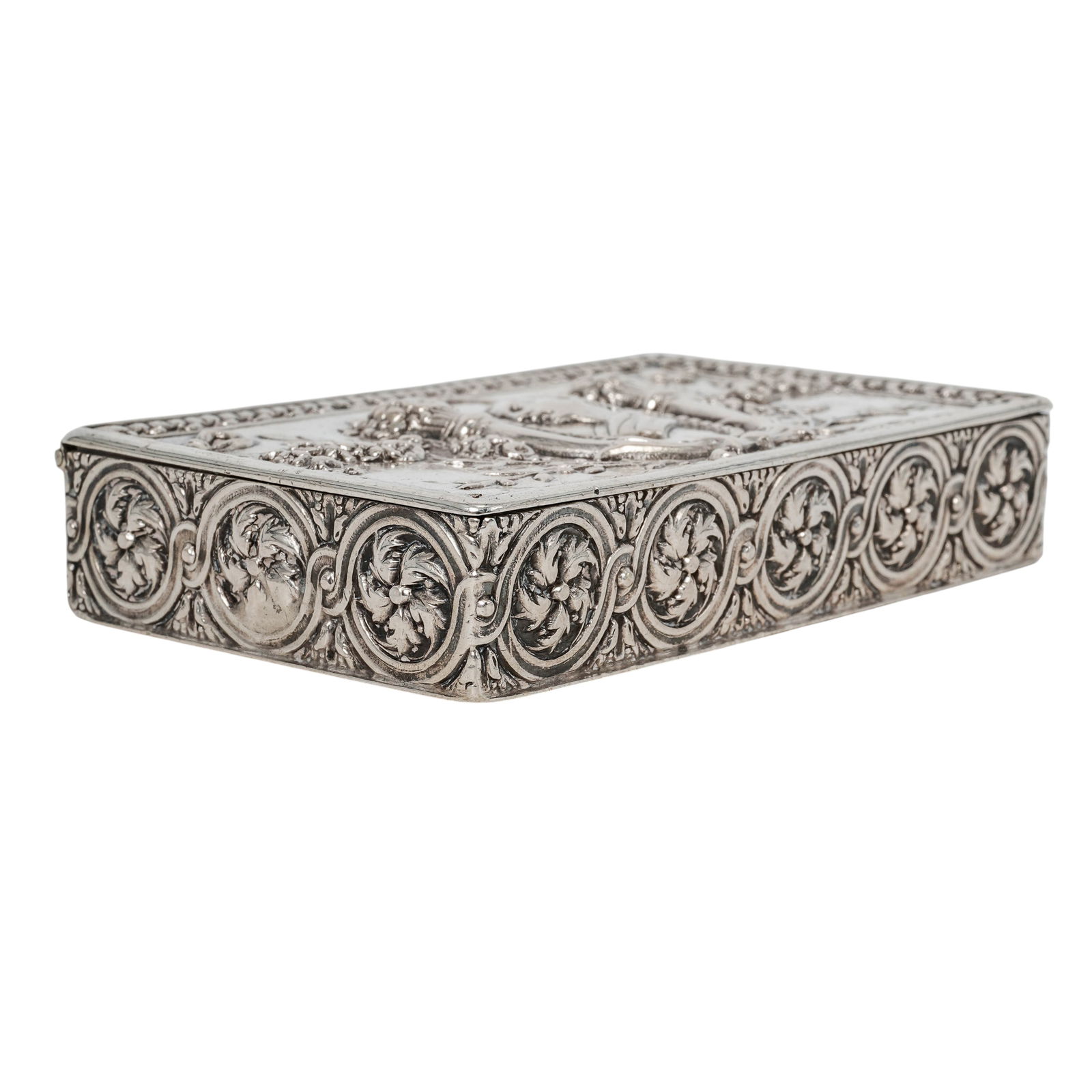 Antique Silver Snuff Case - 3