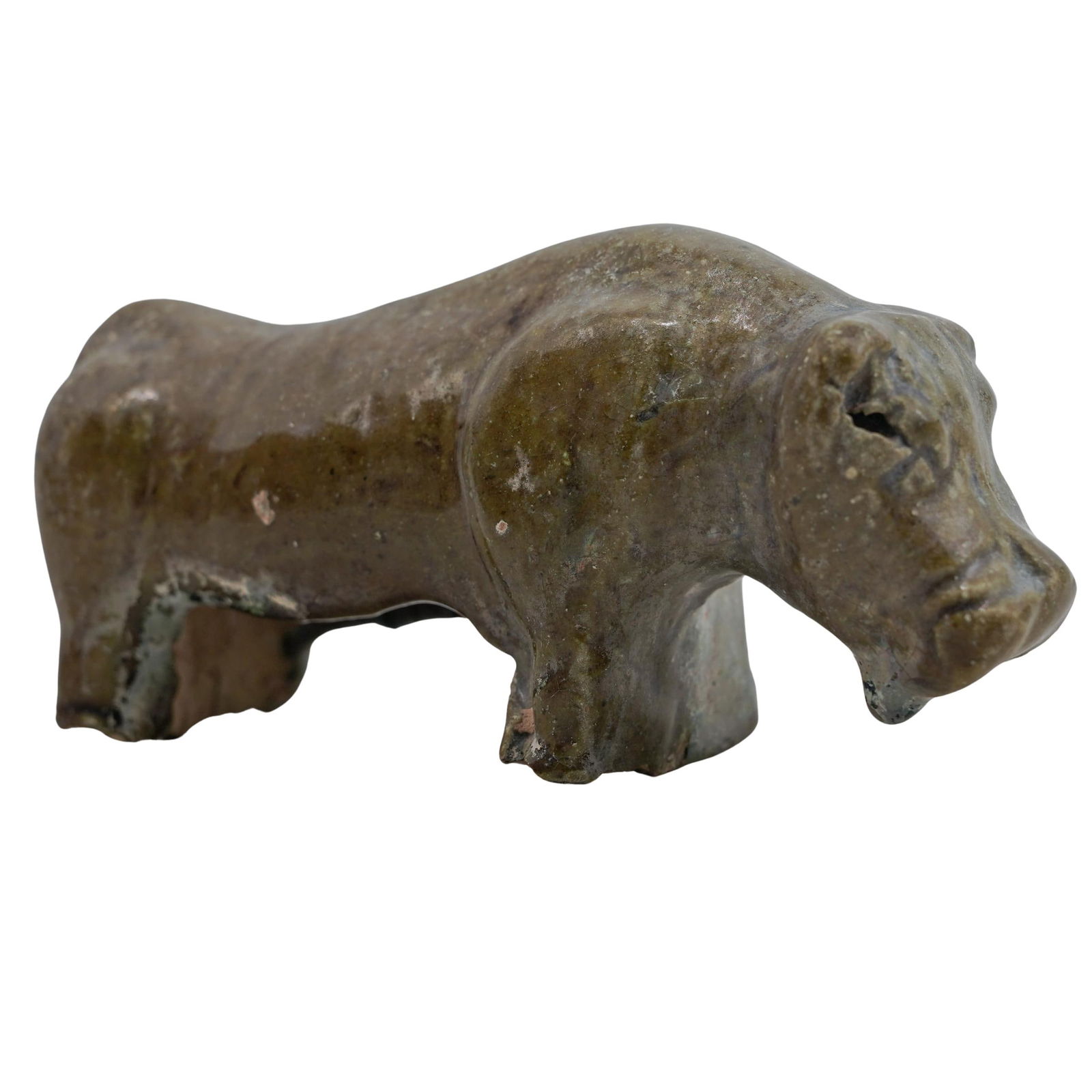 Chinese Tang Dynasty Zoomorphic Pottery Figurine (1 of 7)