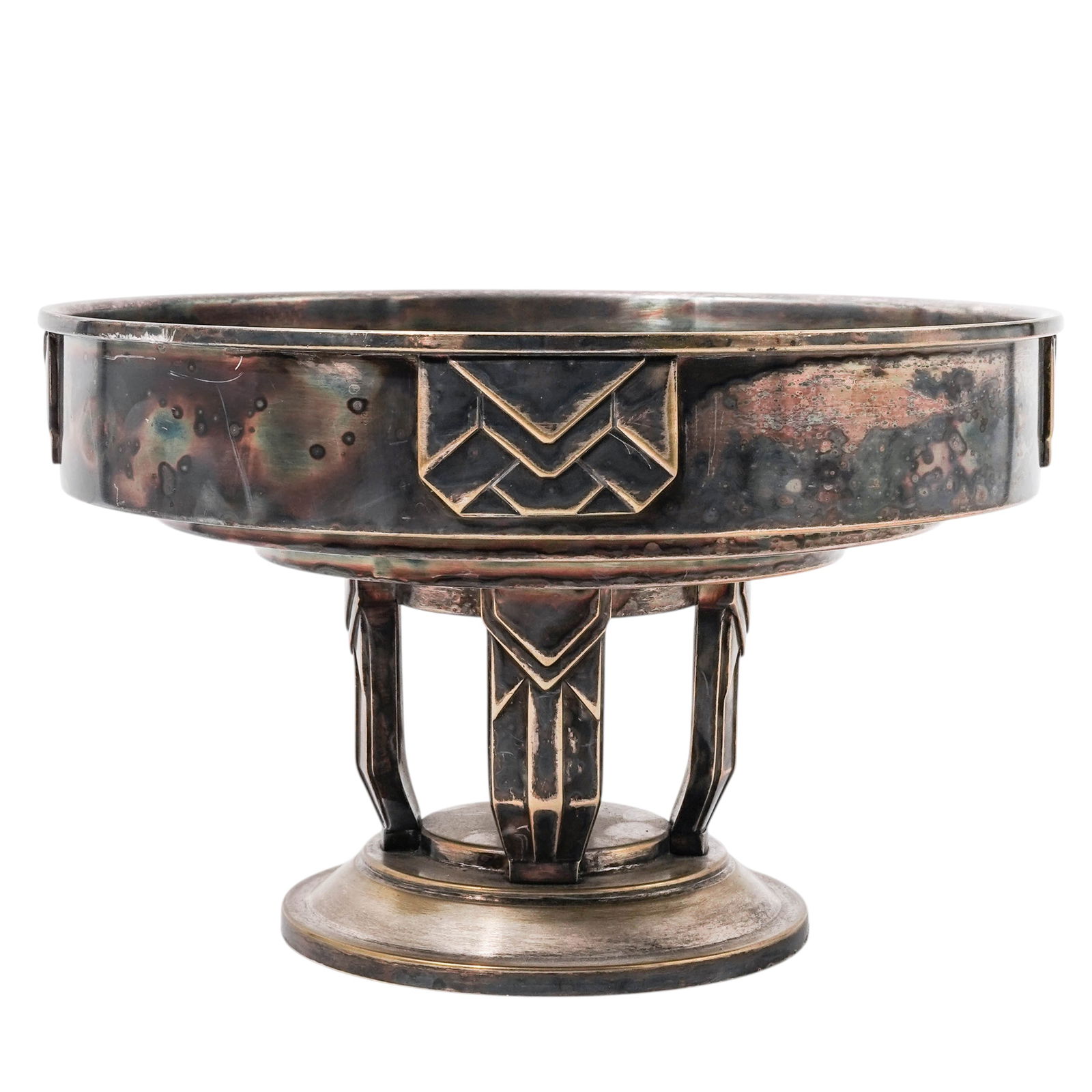 Apollo Art Deco Silverplate Pedestal Bowl (1 of 7)