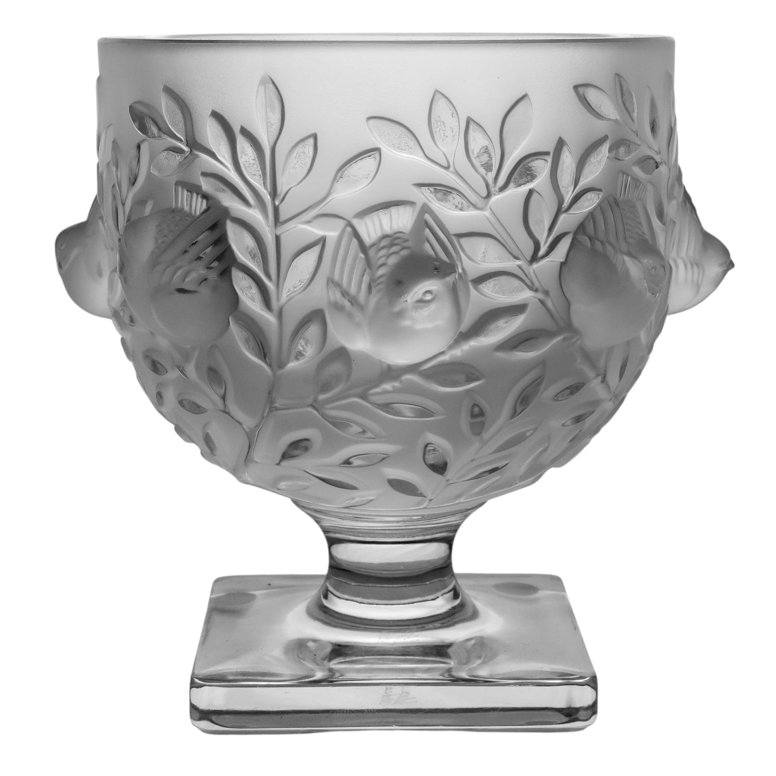 Lalique "Elisabeth" Footed Crystal Vase (1 of 7)