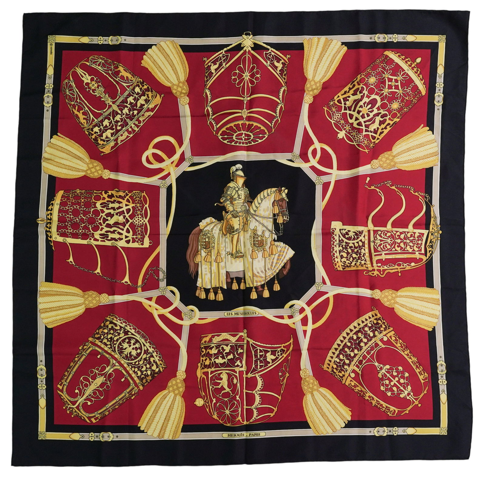 Hermes "Les Muserolles" Silk Scarf (1 of 5)