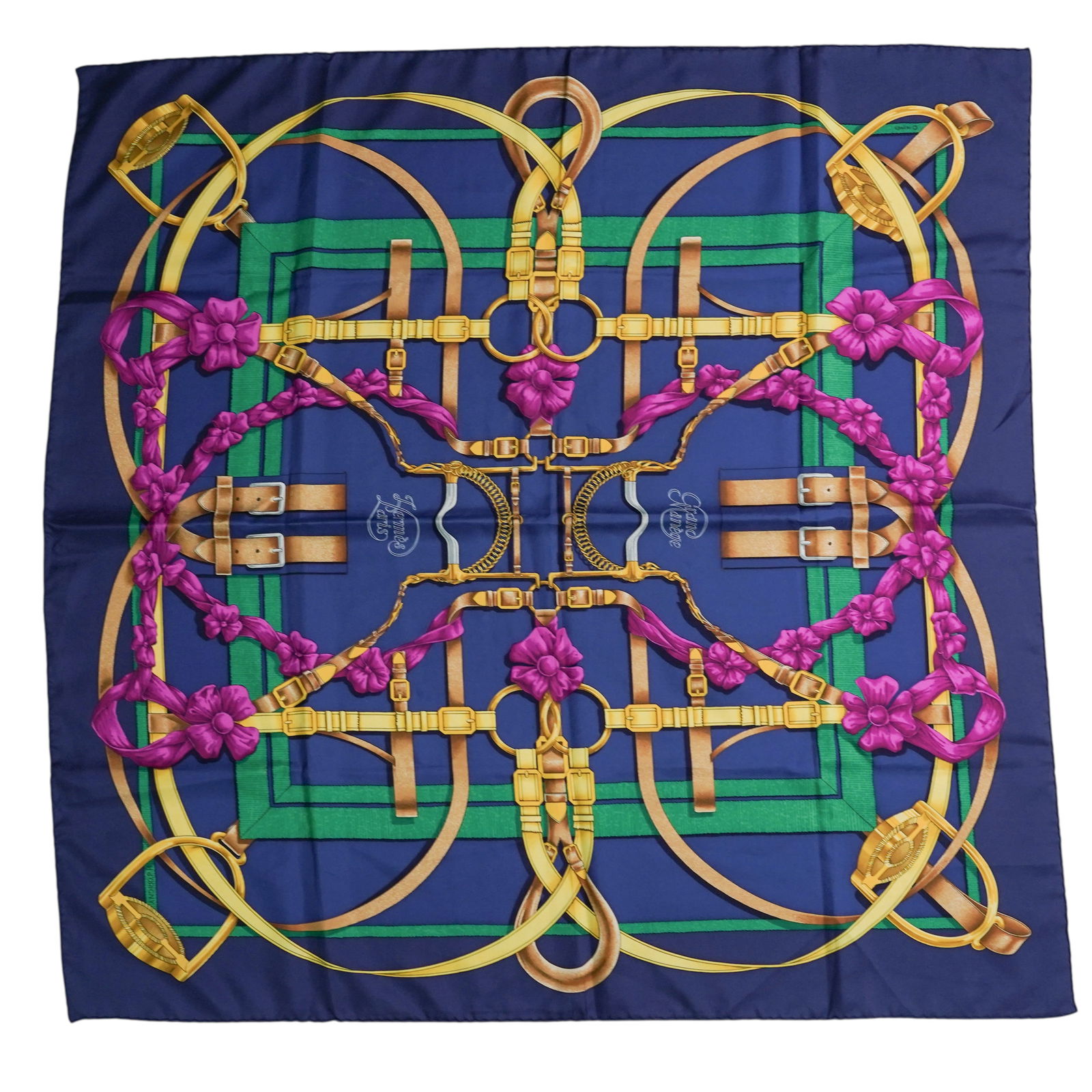 Hermes "Grand Manege" Silk Scarf (1 of 5)