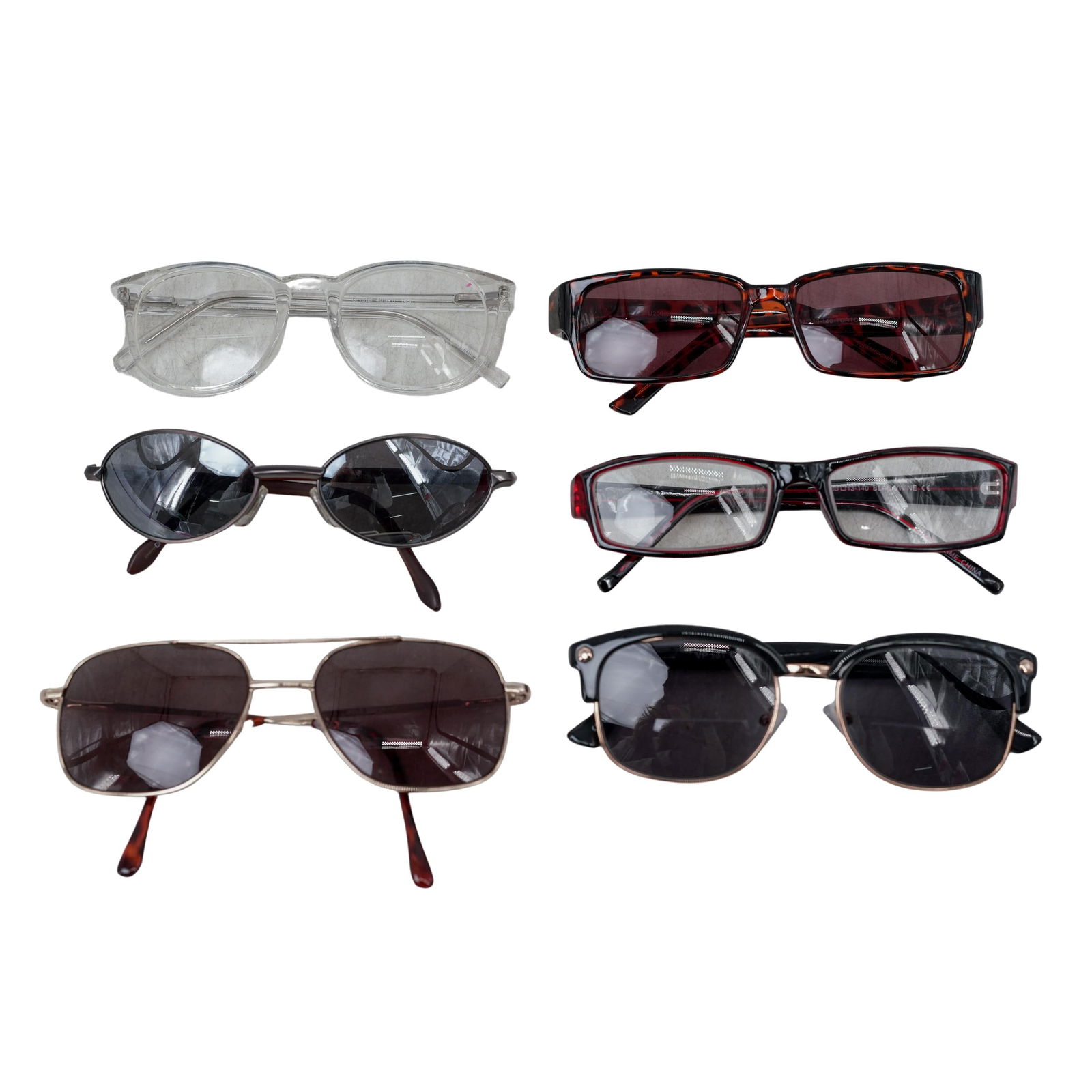 (6 pcs) Assorted Sunglasses & Eyeglasses (1 of 3)