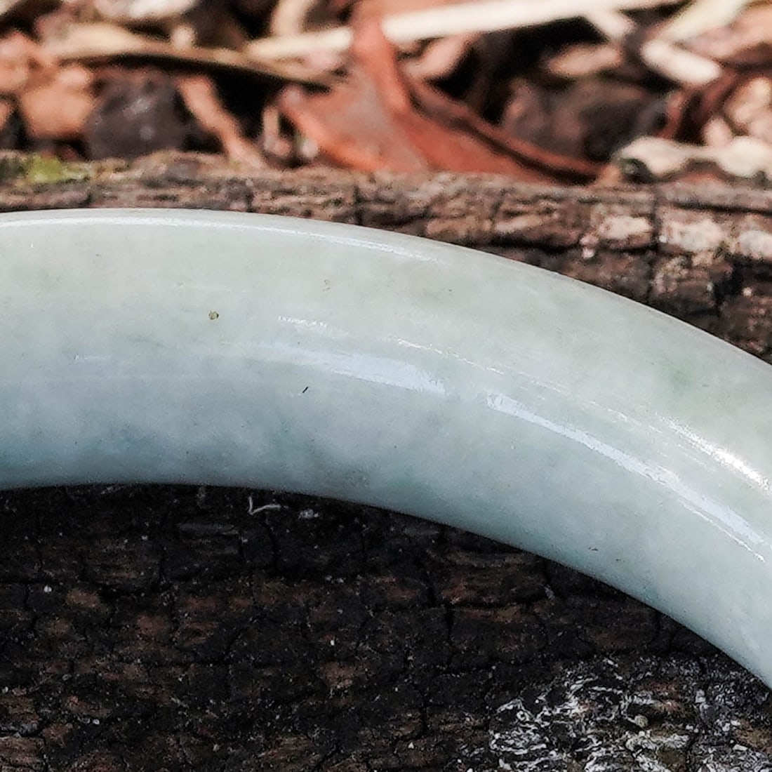 Chinese Jade Bangle Bracelet - 3