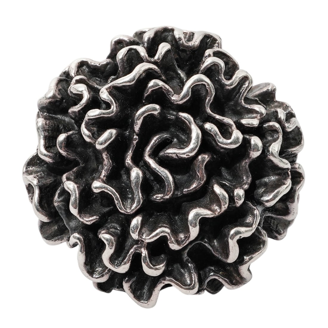 Sterling Silver Floral Ring