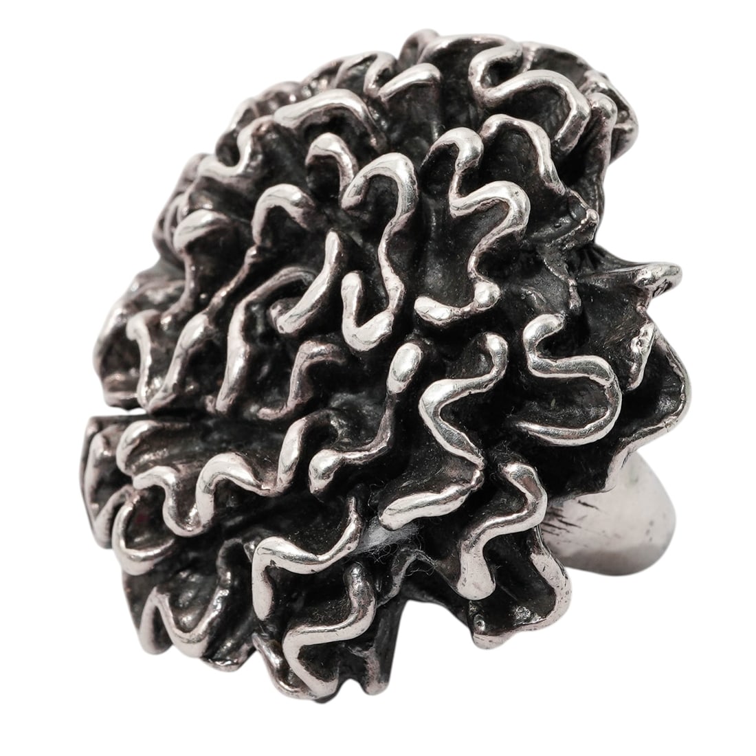 Sterling Silver Floral Ring - 3