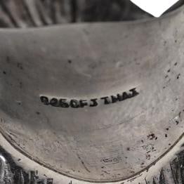 Sterling Silver Floral Ring - 7