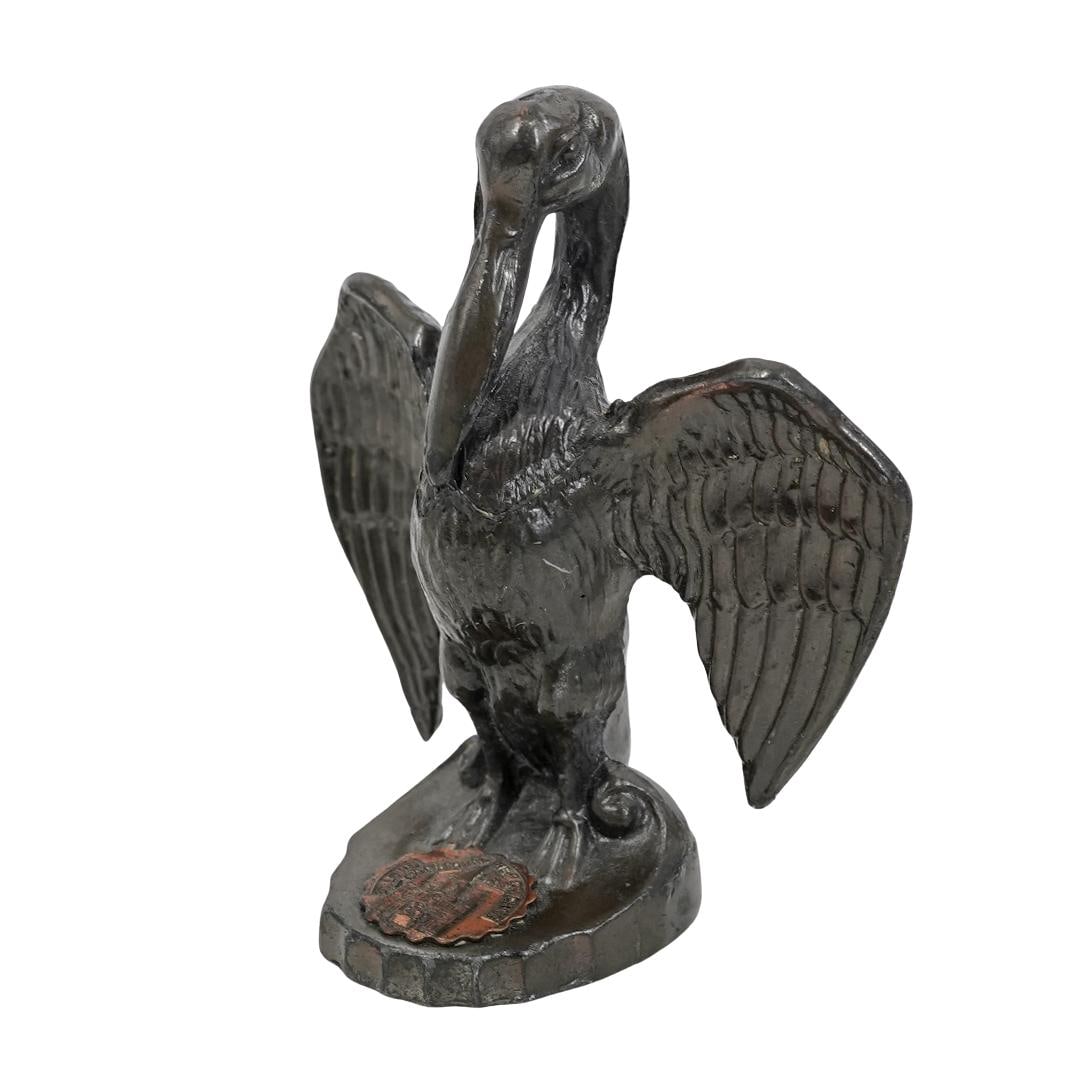 Saint Louis Cathedral Bronze Pelican Figurine Souvenir (1 of 5)