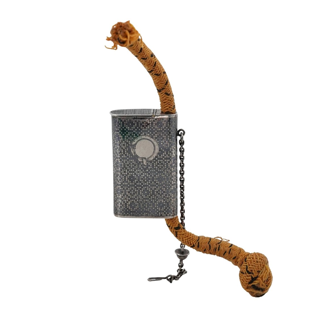 Imperial Russian Ivan Ivanovich Silver Vesta Striker Case: Imperial Russian Ivan Ivanovich Silver Vesta Striker Case 1871. Russian Silver and niello vesta striker case from the Imperial Russia period, crafted at the silversmith workshop of Ivan Ivanovich