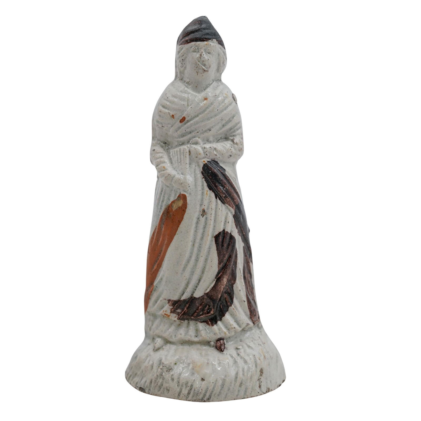 18th Cent. Staffordshire Prattware Pearlware Figurine (1 of 5)