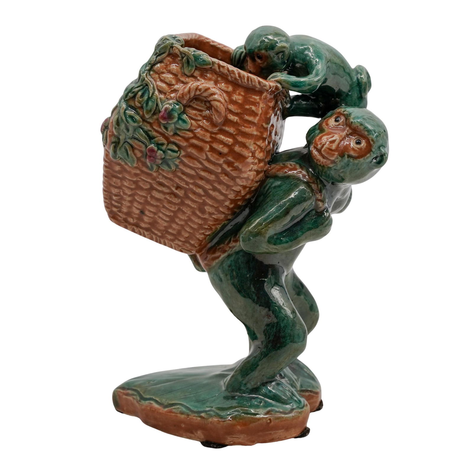 Vintage Majolica Figural Cachepot (1 of 8)