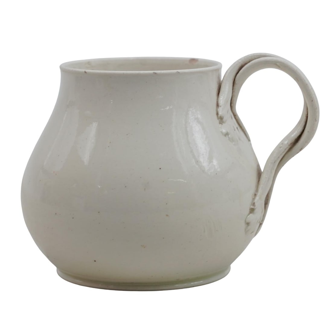 18th C. English Creamware Pottery Teacup (1 of 6)