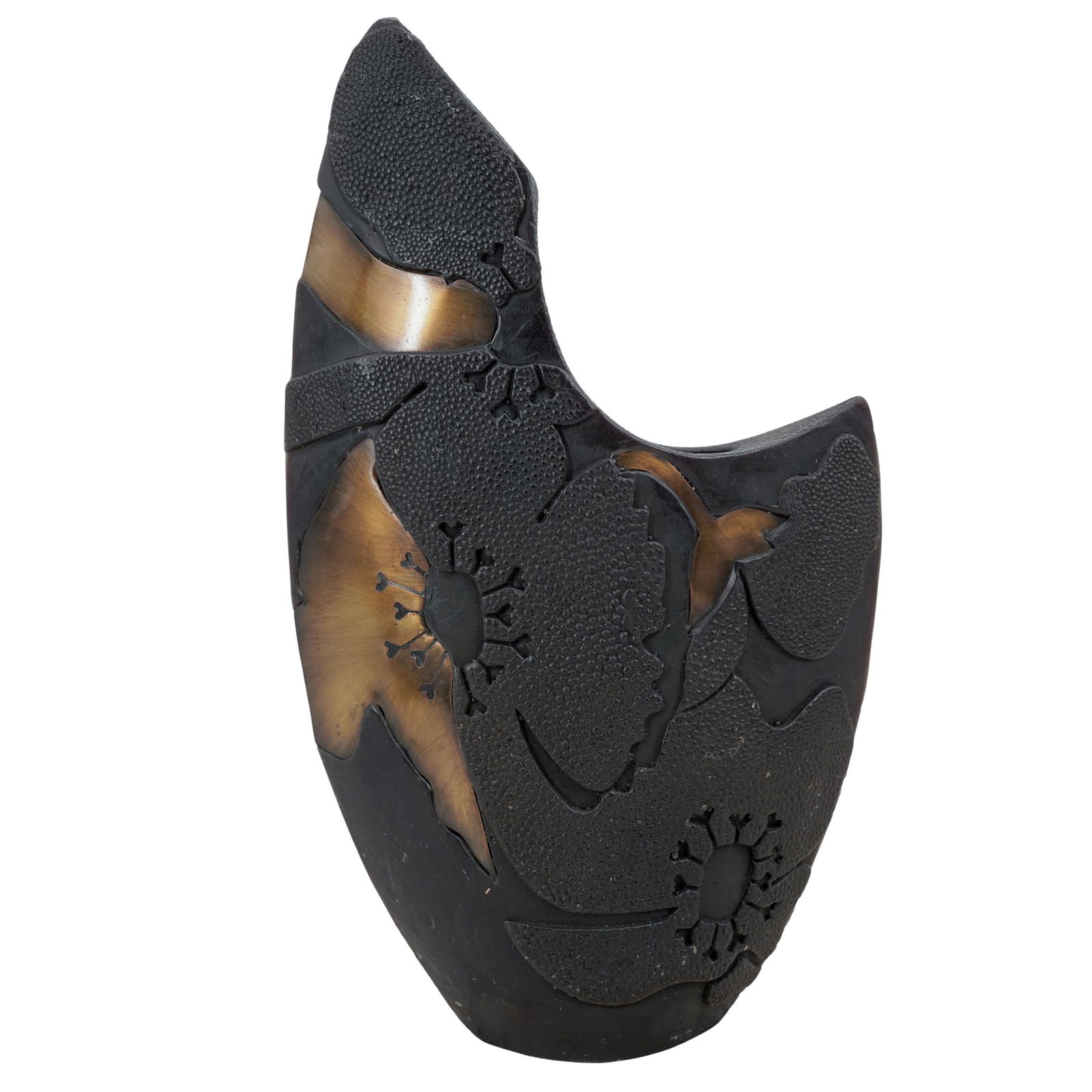 Large Art Nouveau Floral Candle (1 of 5)