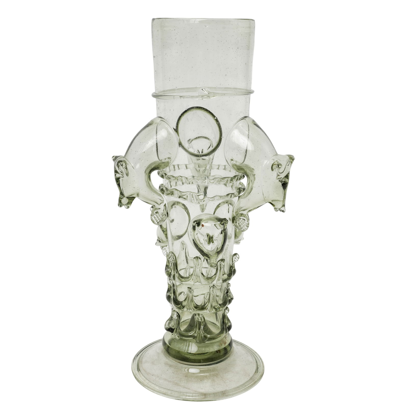 Venetian Art Glass Figural Rummer Vase (1 of 7)