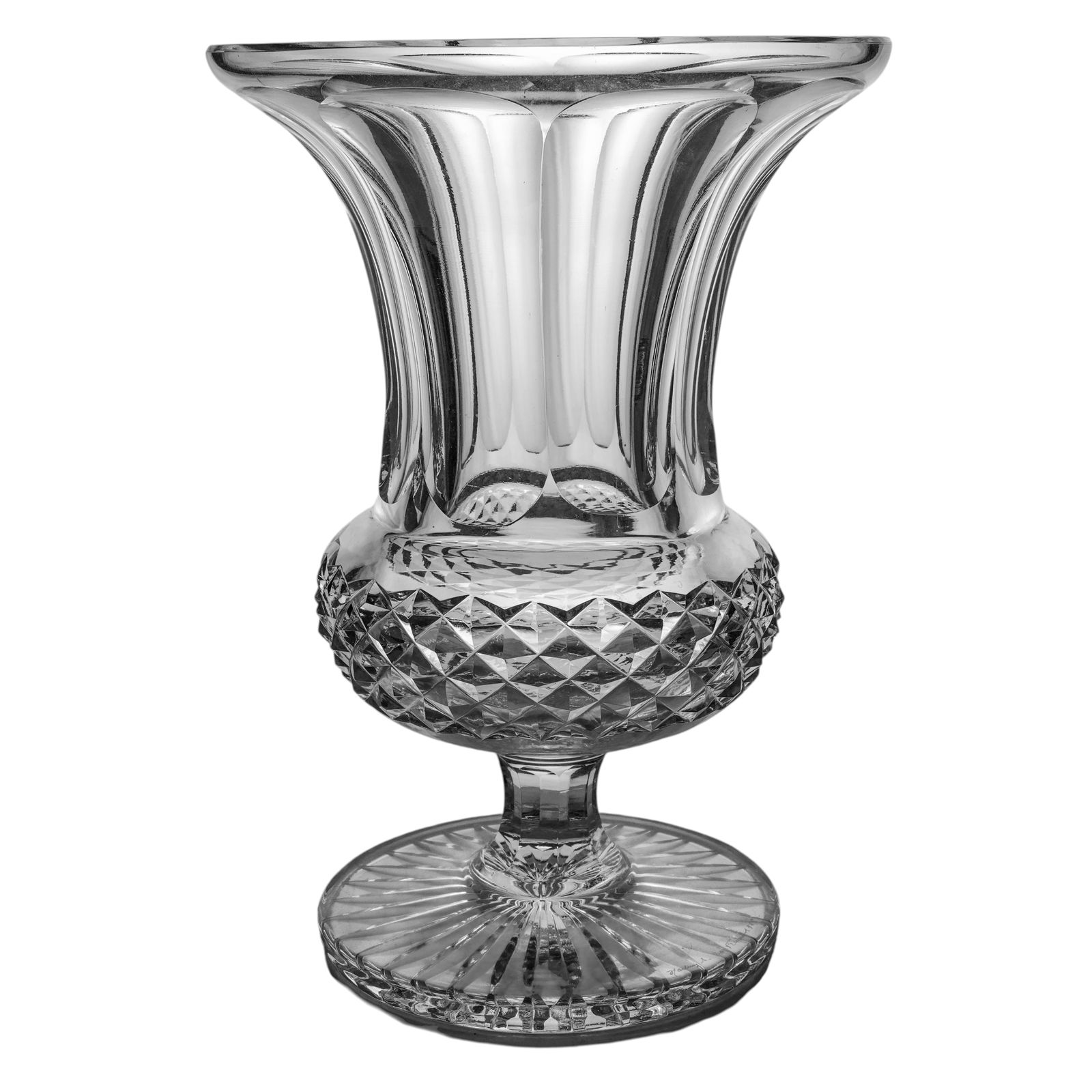 Vintage French Signed Cut Crystal Vase (1 of 7)