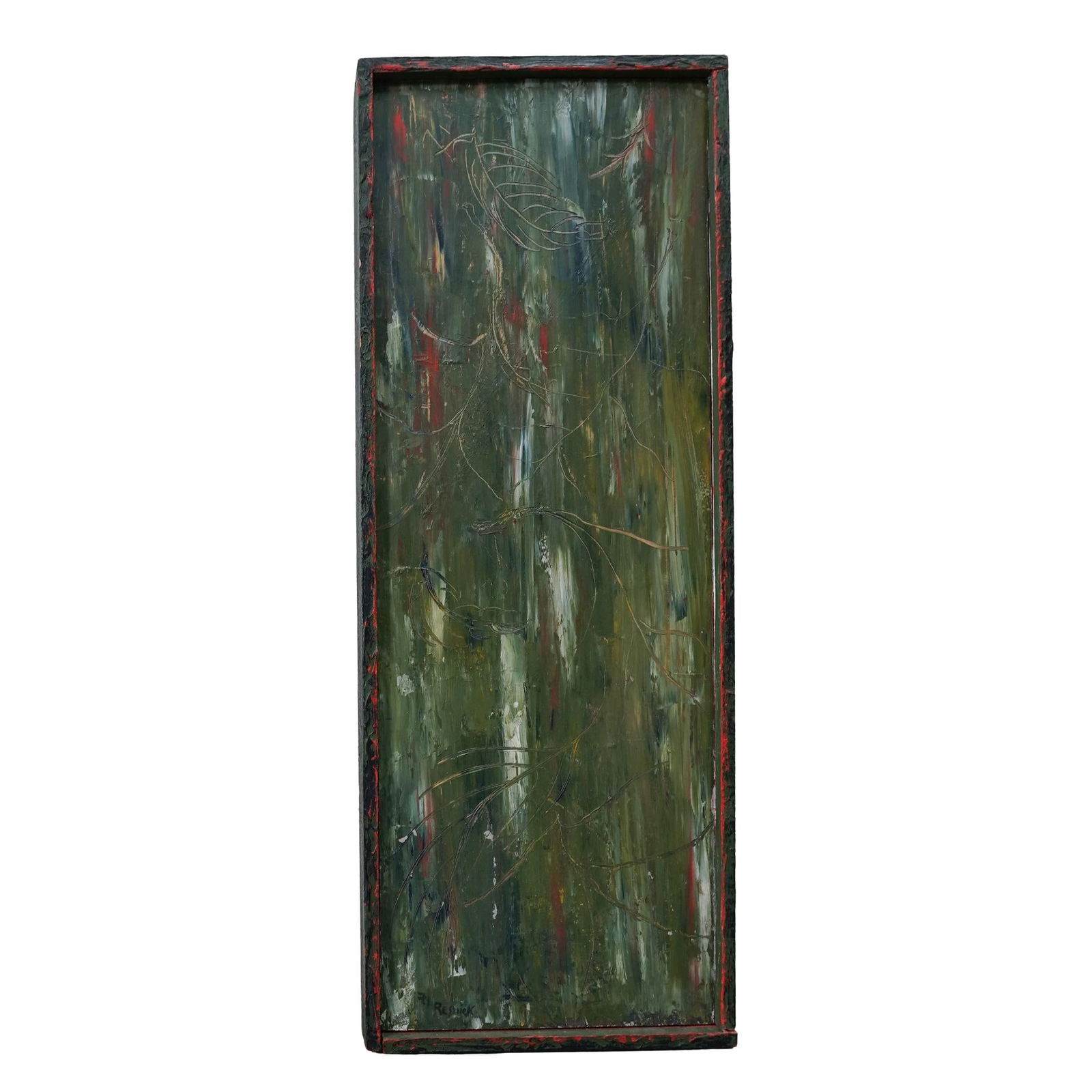 Milton Resnick (American,1917-2004) Abstract Oil On Board (1 of 3)