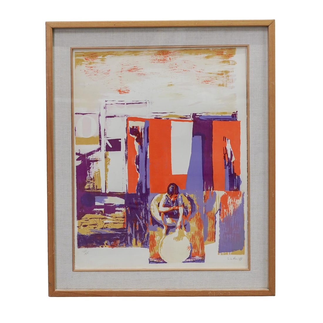 Nicola Simbari (Italian, 1927-2012) Numbered Screen Print (1 of 5)