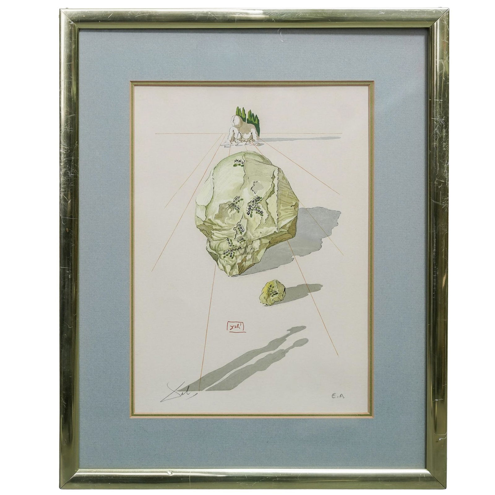 Salvador Dali "The Punishment of Hypocrites" Woodblock (1 of 5)