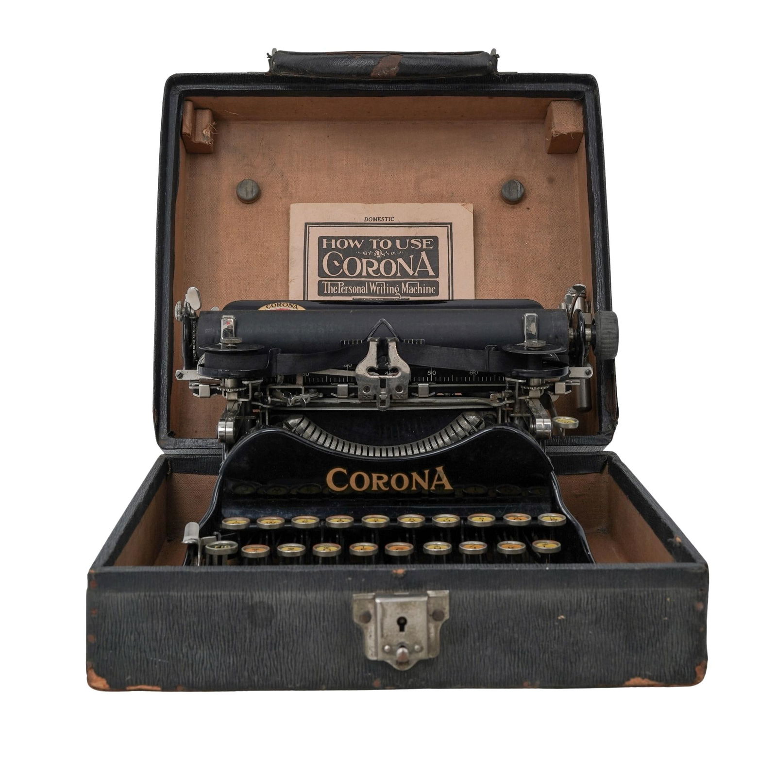 Corona Model 3 Folding Portable Typewriter & Case (1 of 13)
