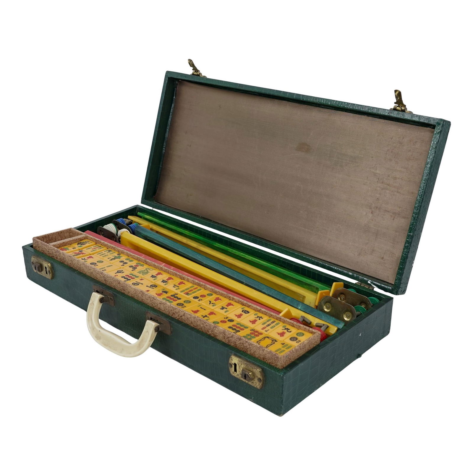 (164) Vintage Bakelite Mahjong Set (1 of 7)