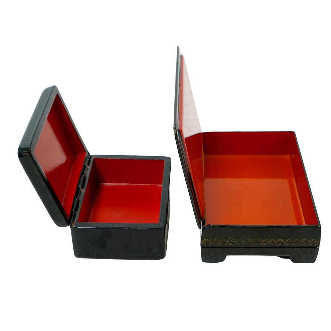 (2 pcs) Russian Lacquer Trinket Boxes - 3