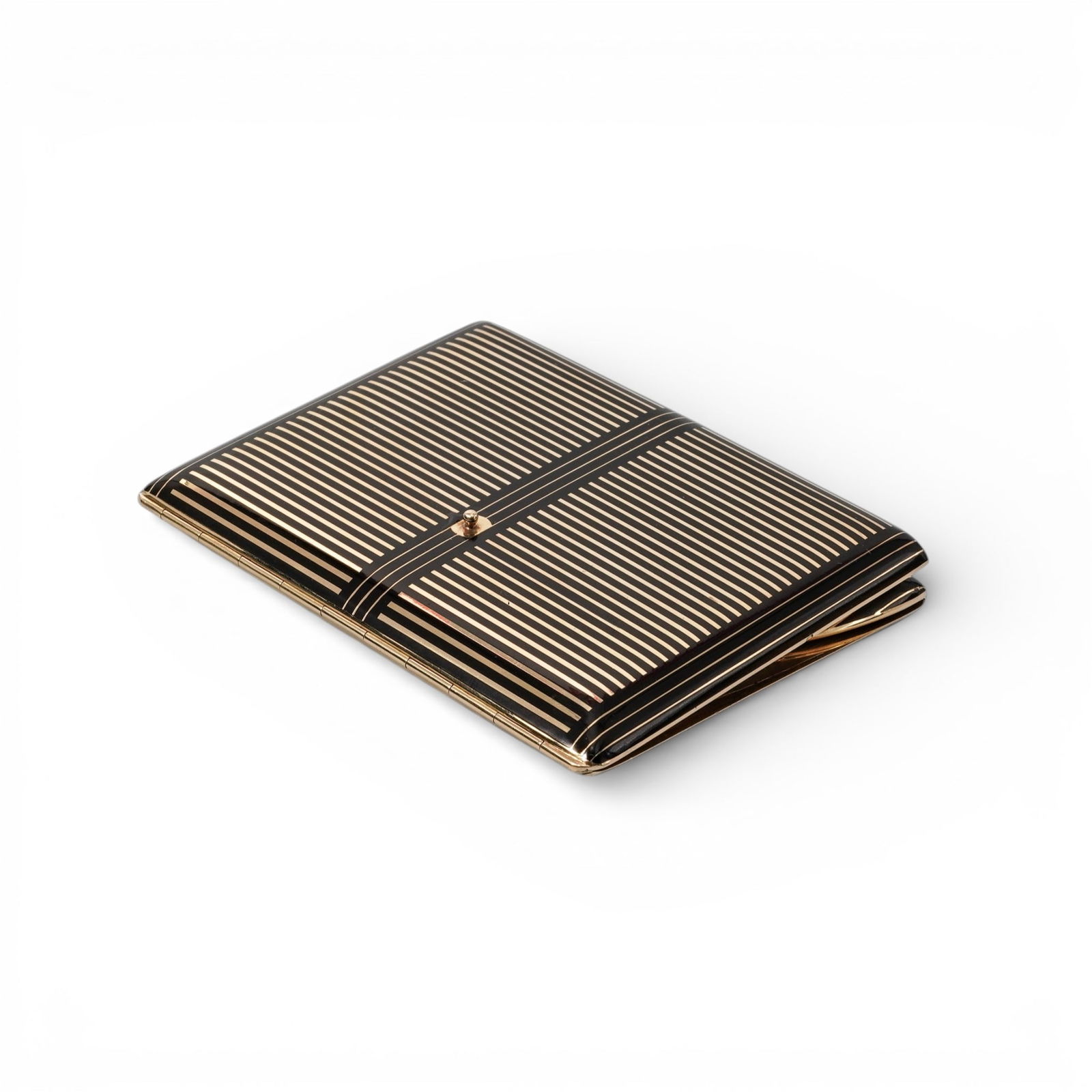 Vintage Van Cleef & Arpels 18k Gold & Black Enamel Vanity (1 of 11)