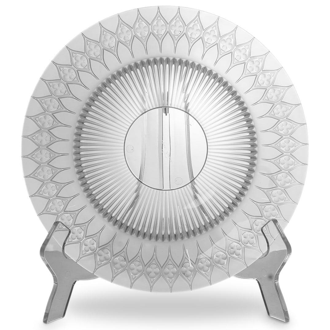 Lalique Crystal "Rialto Millesime" Bowl: Lalique Crystal "Rialto Millesime" Bowl 20th century, French Lalique Rialto Bowl Millesime collection limited edition featuring a design inspired by the architectural motifs of Venetian palaces with