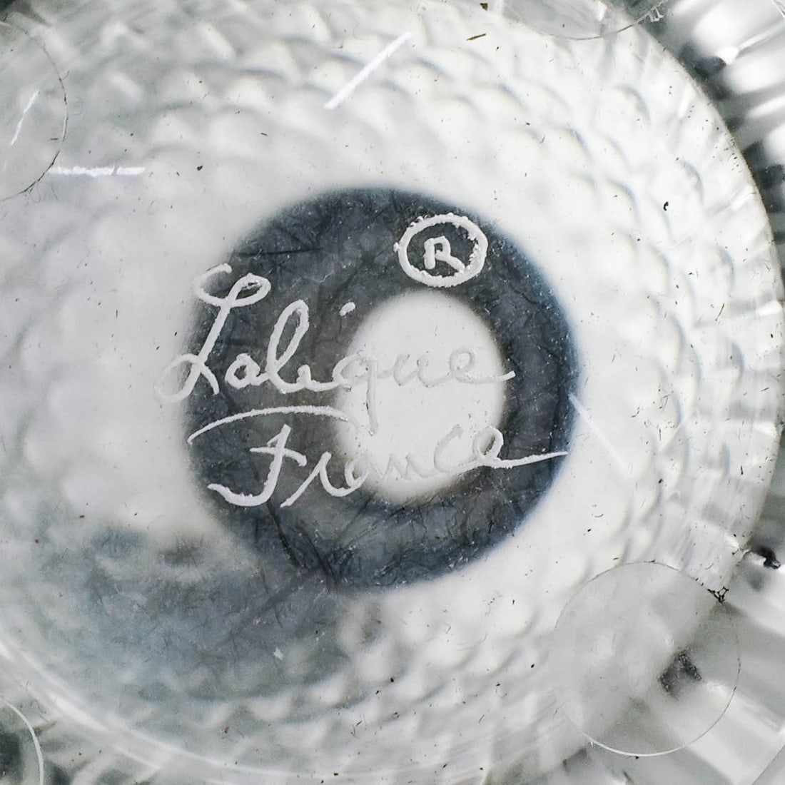 (2pc) Lalique "Odysee" Crystal Bottle Diffusers - 8