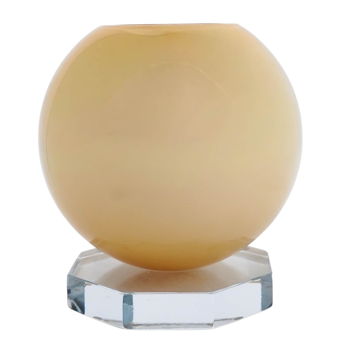 Fendi "Casa Murano" Yellow Glass Vase (1 of 6)