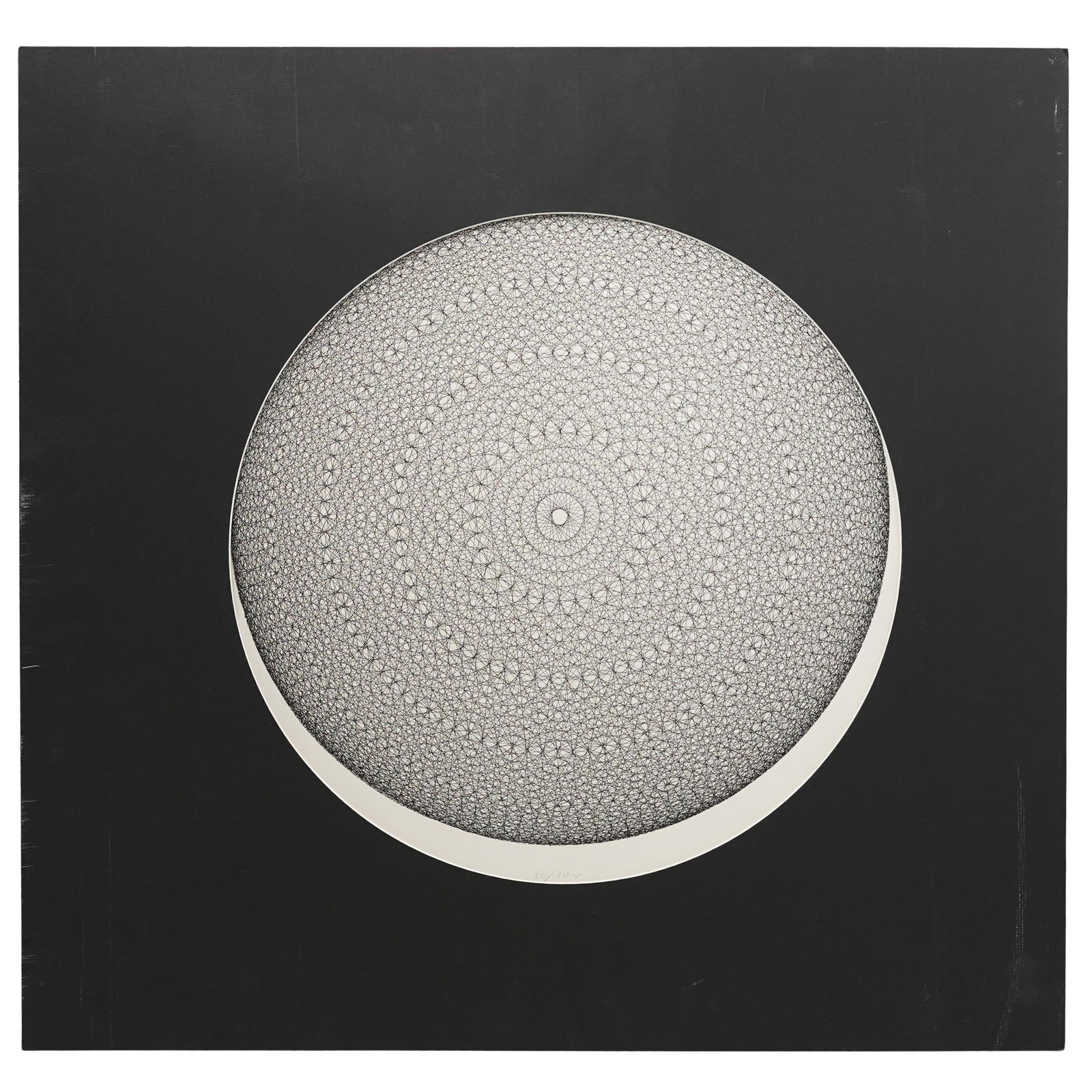 Ludwig Wilding (German, 1927-2010) Op Art "Geometric Circle Composition" Serigraph (1 of 7)