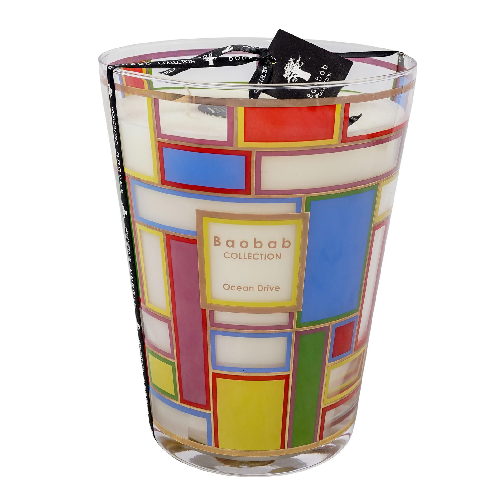 Baobab Collection "Cities Ocean Drive" Max 24 Candle: Baobab Collection "Cities Ocean Drive" Max 24 Candle20th century, TanzanianBaobab Collection "Cities Ocean Drive" Max 24 scented candle. Baobab collection brand found in 2002, inspired by Africa and t