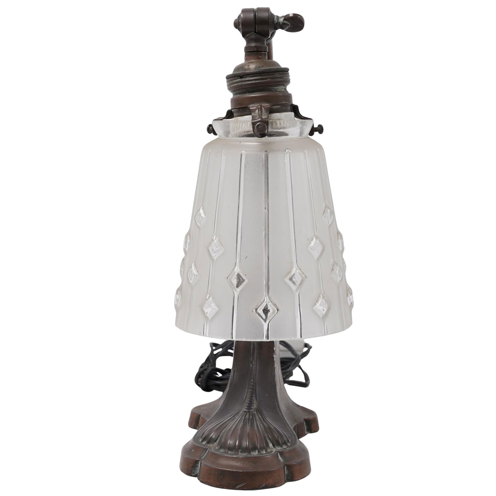 Antique Spelter Task Lamp - 2