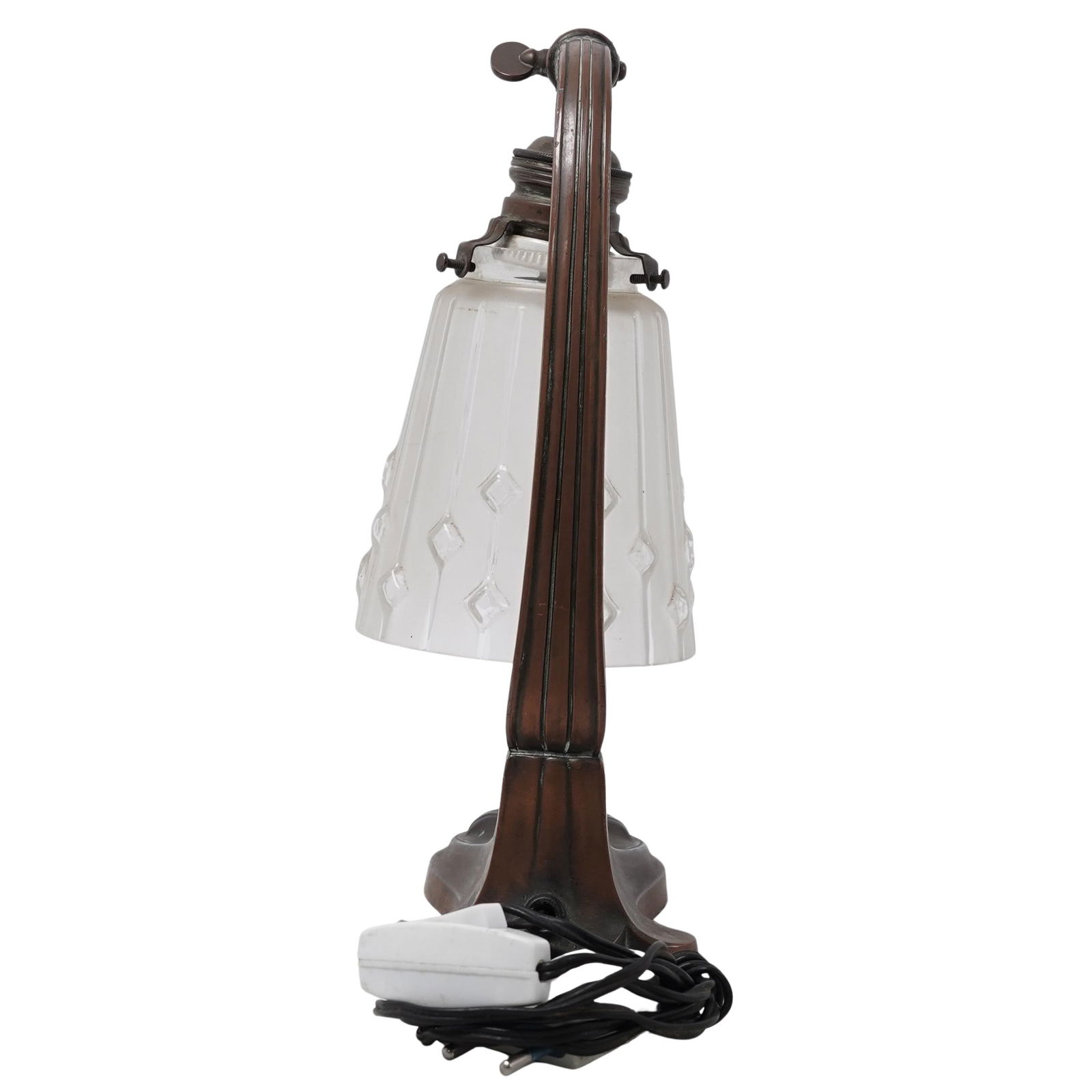 Antique Spelter Task Lamp - 4