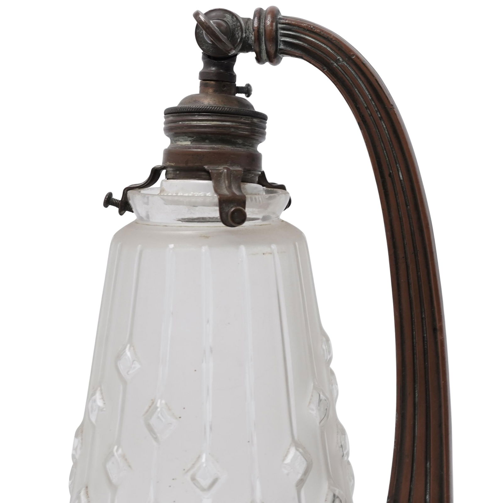 Antique Spelter Task Lamp - 5